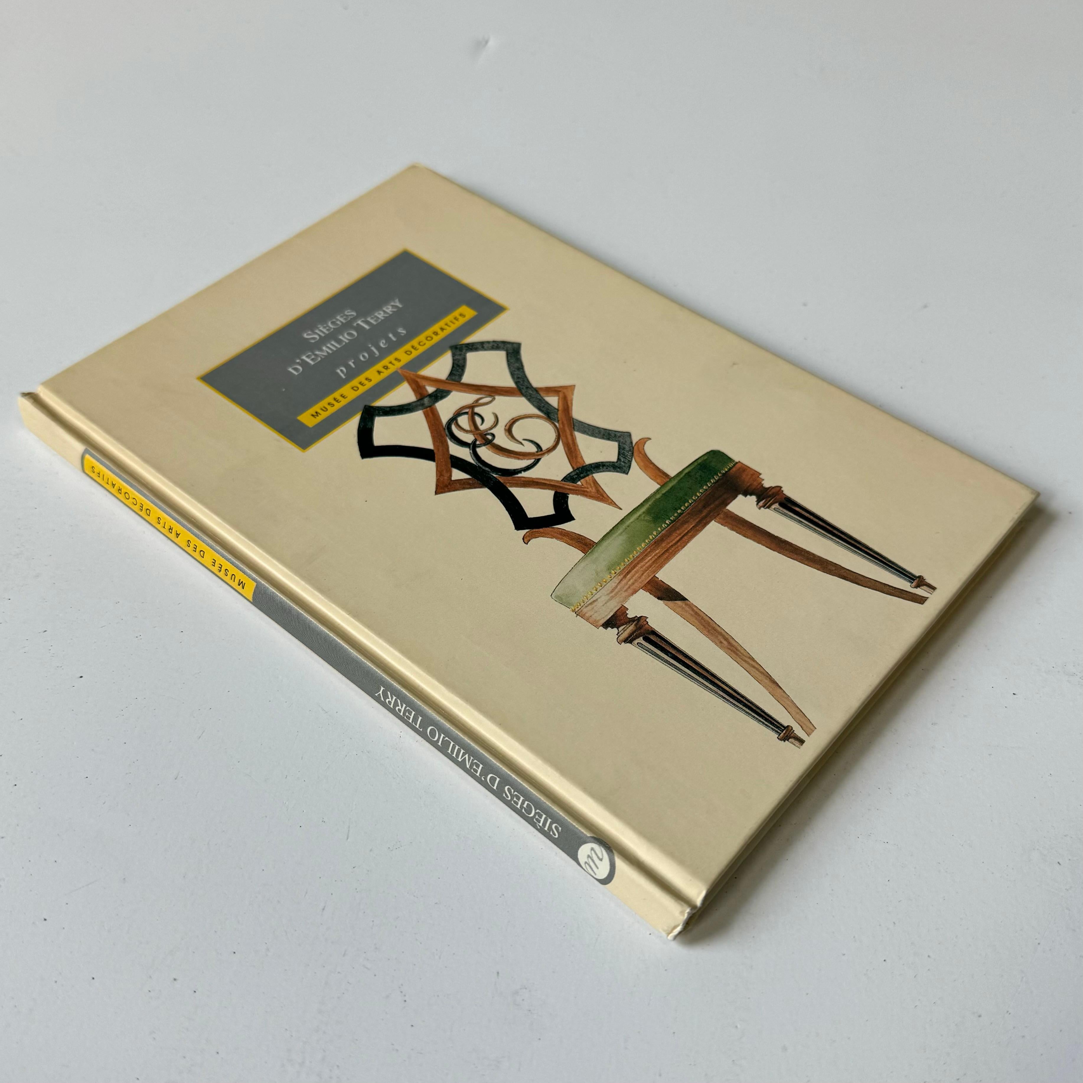 Small format monograph on chair designs by French architect, artist, and designer Emilio Terry (1890-1969), published in 1996 by Reunion des Musee Nationaux. Pictorial boards, 28 pages, text in French with an introduction by Sorbonne professor