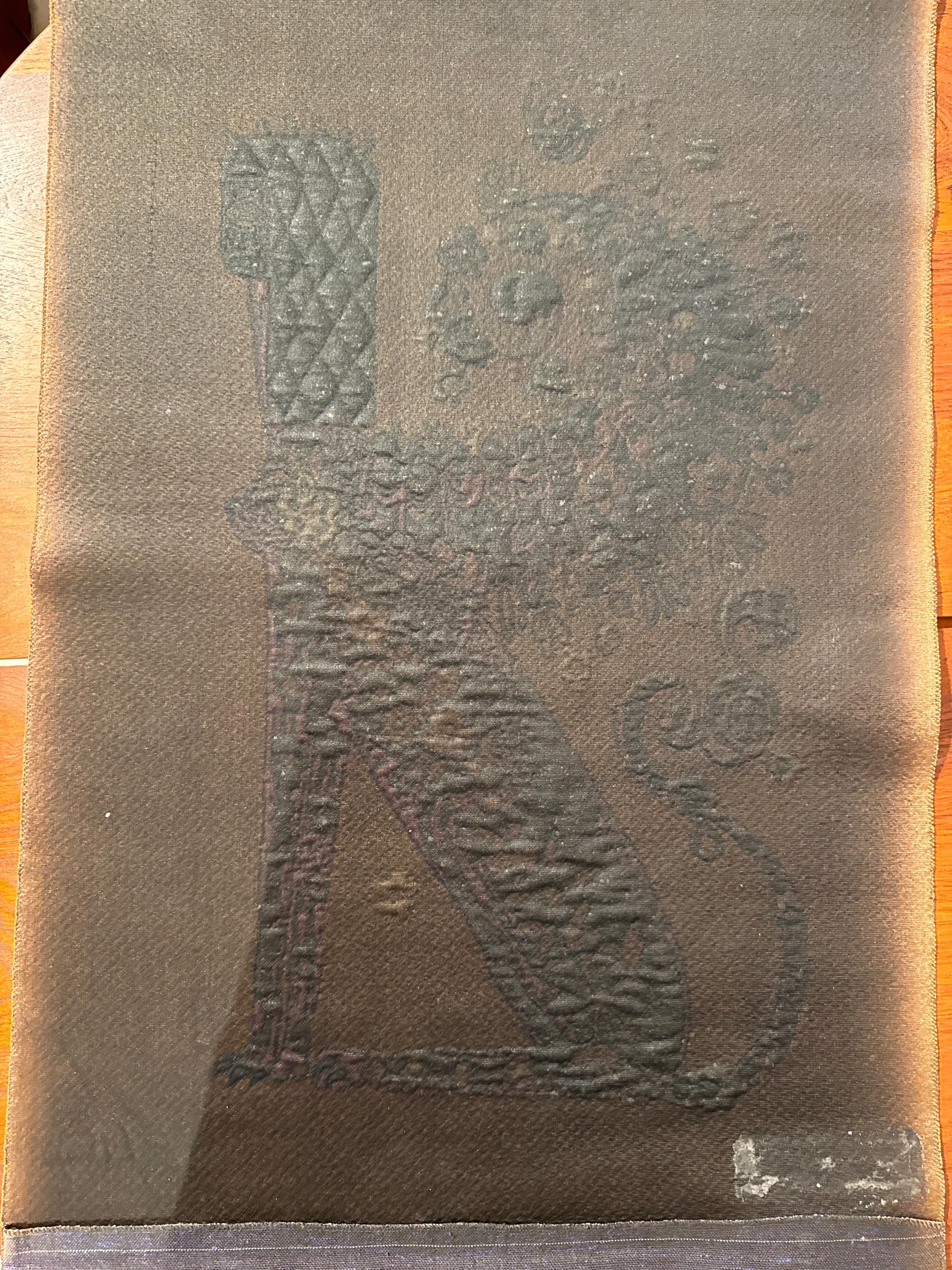 Siegfried Doege, Wandteppich, Sphinx mit Blumen, Deutschland im Zustand „Gut“ im Angebot in Antwerp, BE