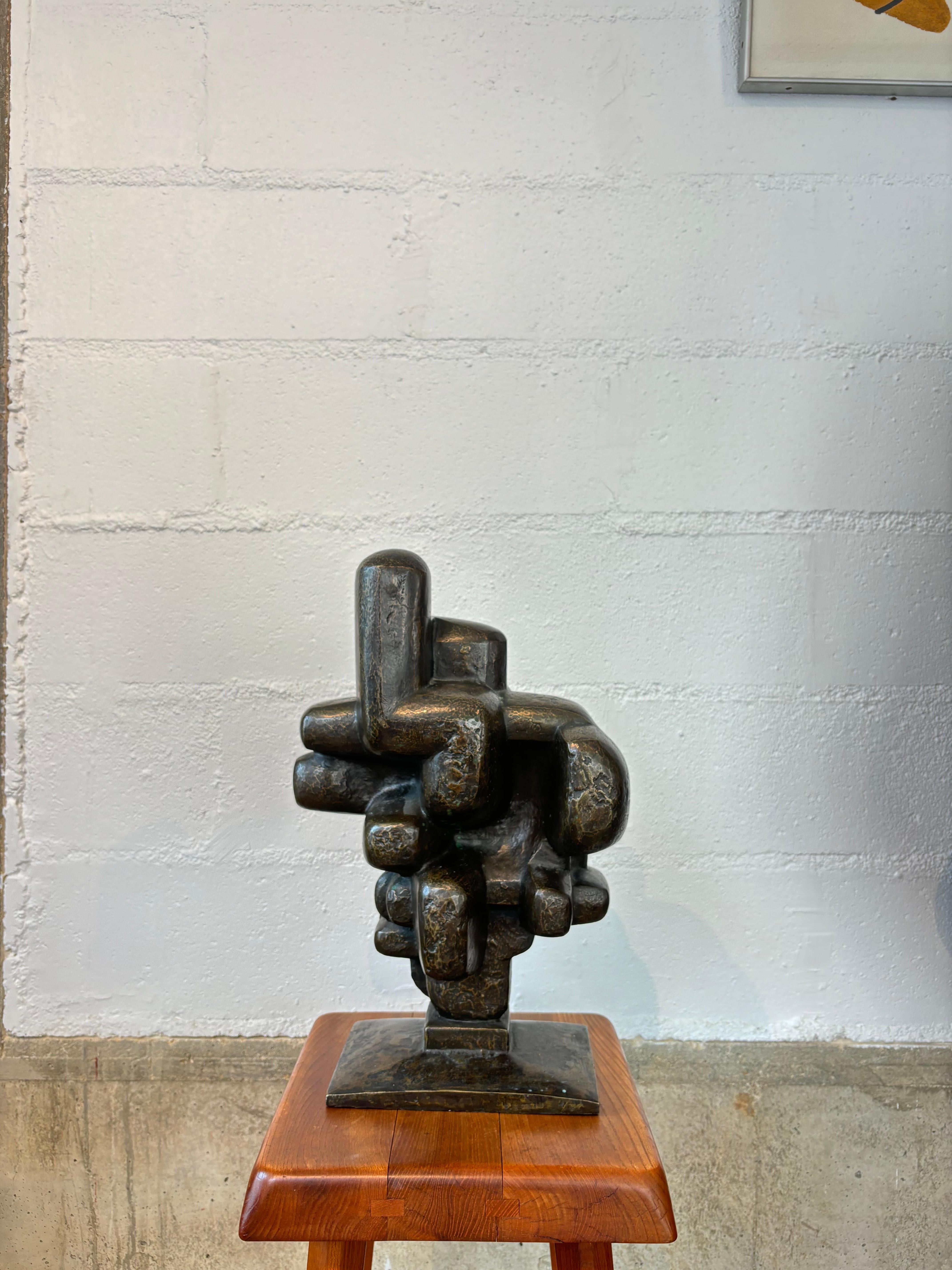 Mid-Century Modern Siegfried Jonas sculpture form the germinations organiques serie For Sale