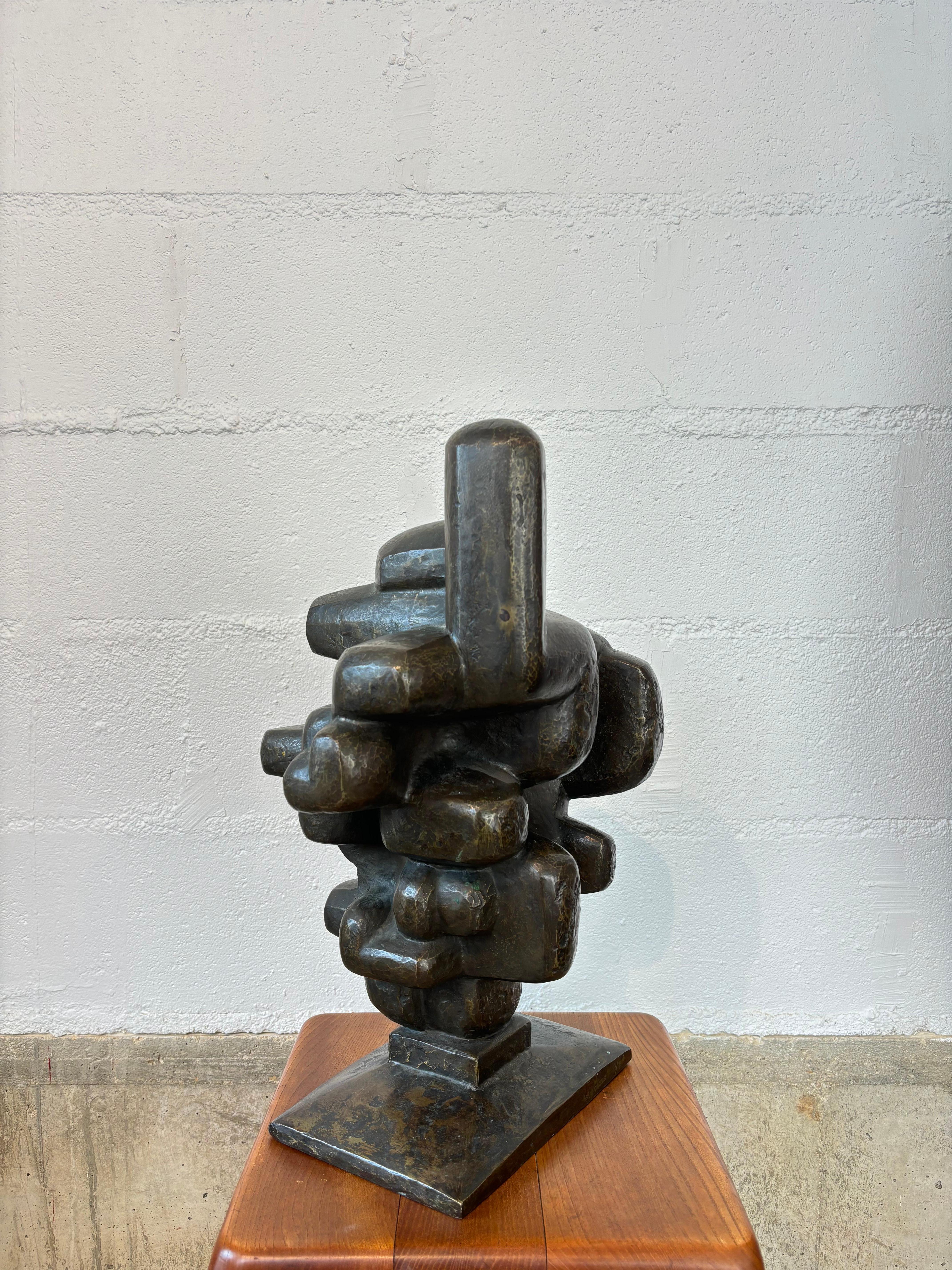 Mid-20th Century Siegfried Jonas sculpture form the germinations organiques serie For Sale