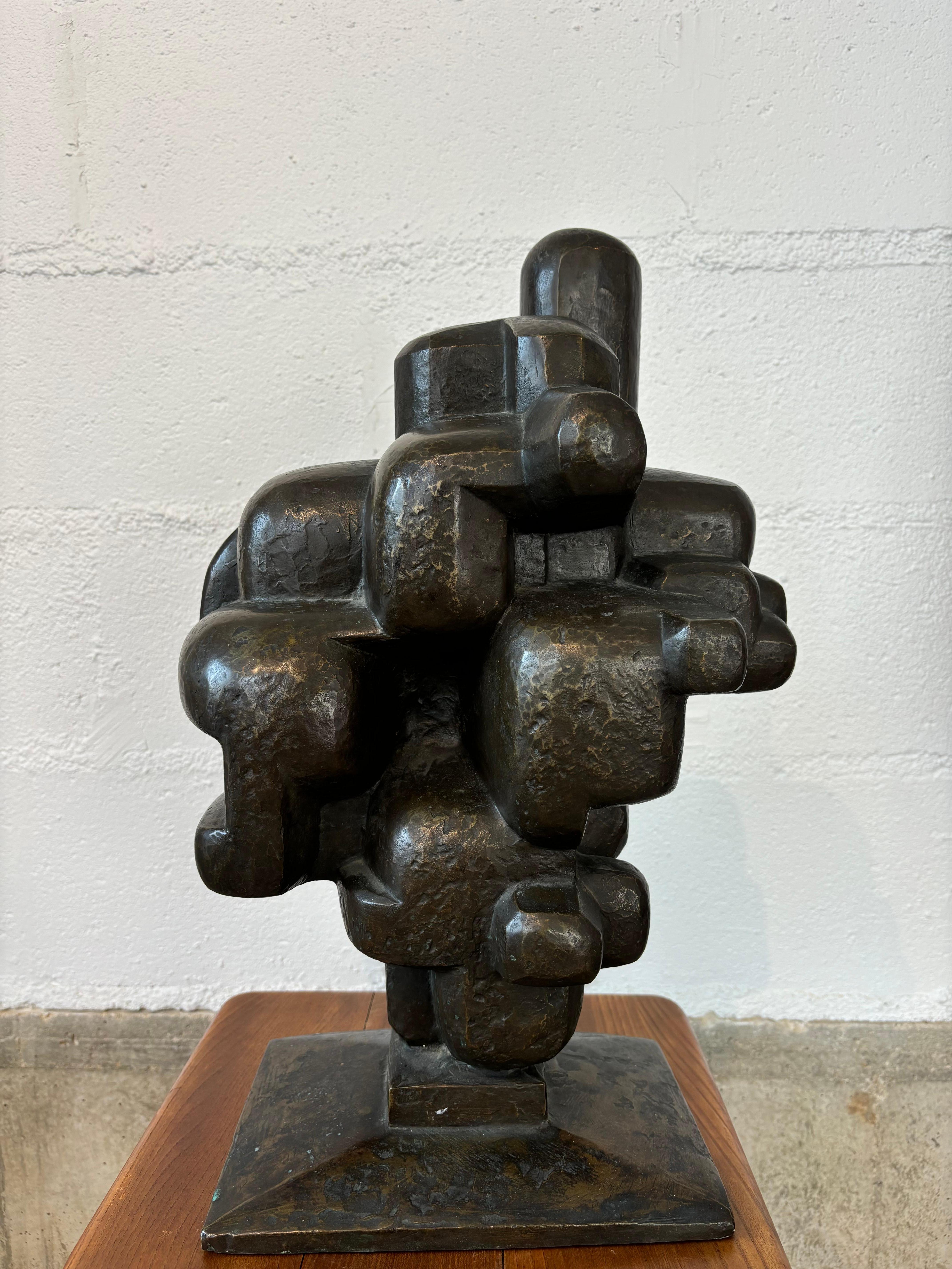 Bronze Siegfried Jonas sculpture form the germinations organiques serie For Sale
