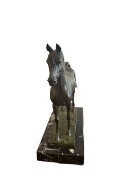 Classic Cast Bronze Sculpture of a Horse