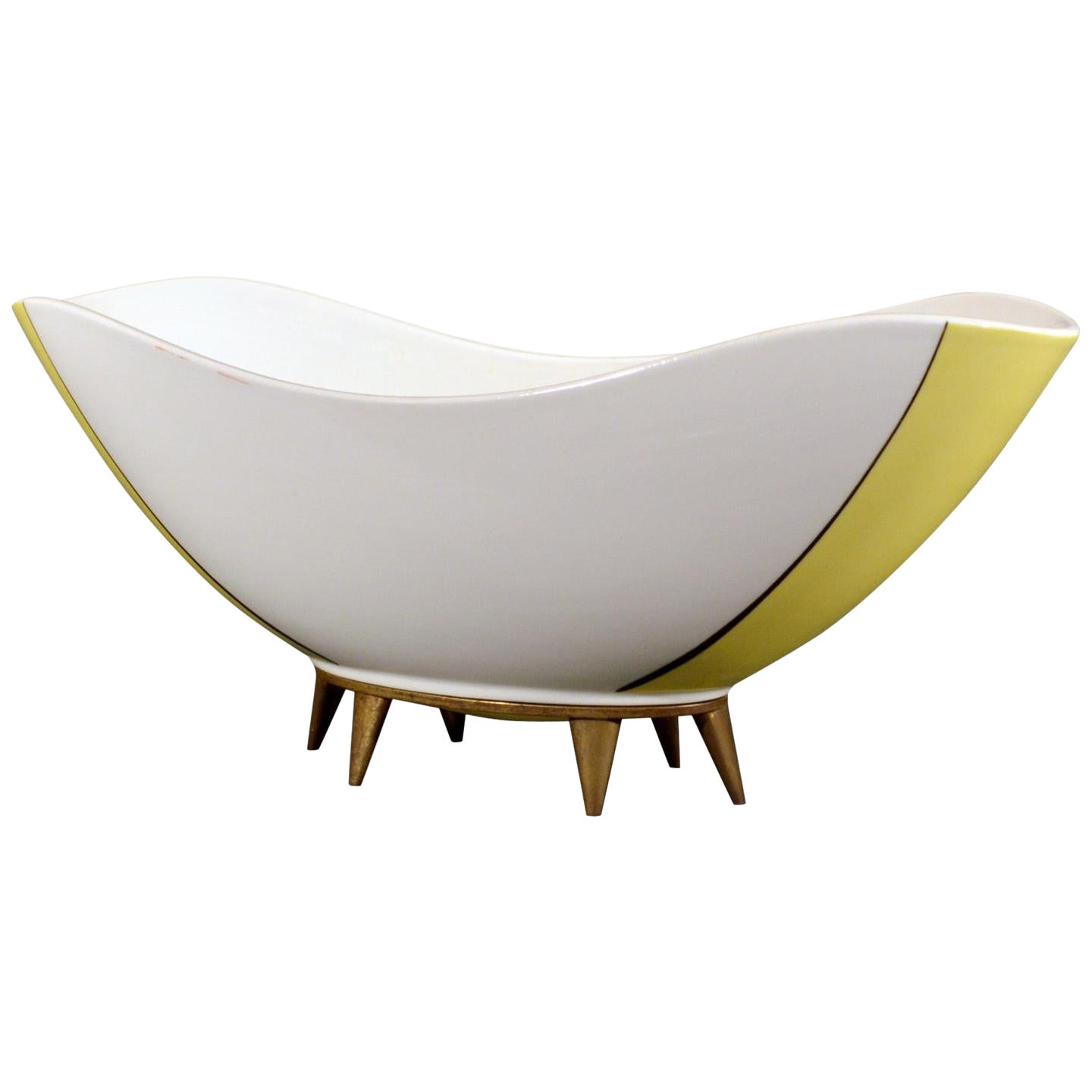 Siegmund Schütz Modernistische Keramikschale für KPM Berlin im Angebot