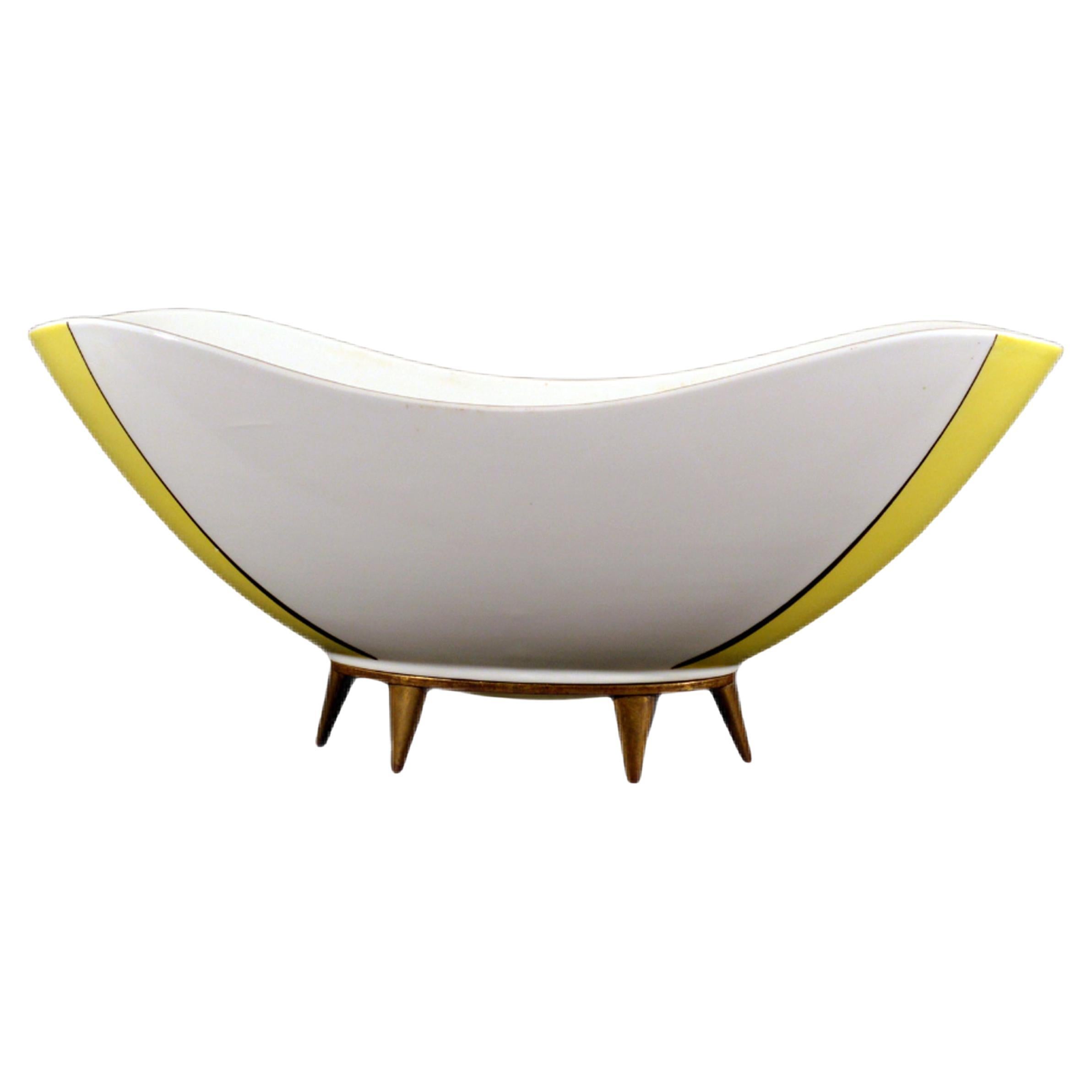 Bol moderniste en céramique de Siegmund Schütz pour KPM Berlin en vente