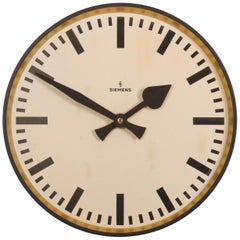 Siemens Factory, Station or Workshop Wall Clock