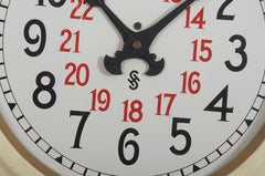 Siemens Halske Bauhaus-Werkstatt- oder Werkstatt-Wanduhr