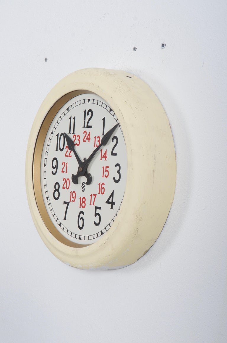 Siemens Halske Bauhaus Factory or Wall Clock at 1stDibs