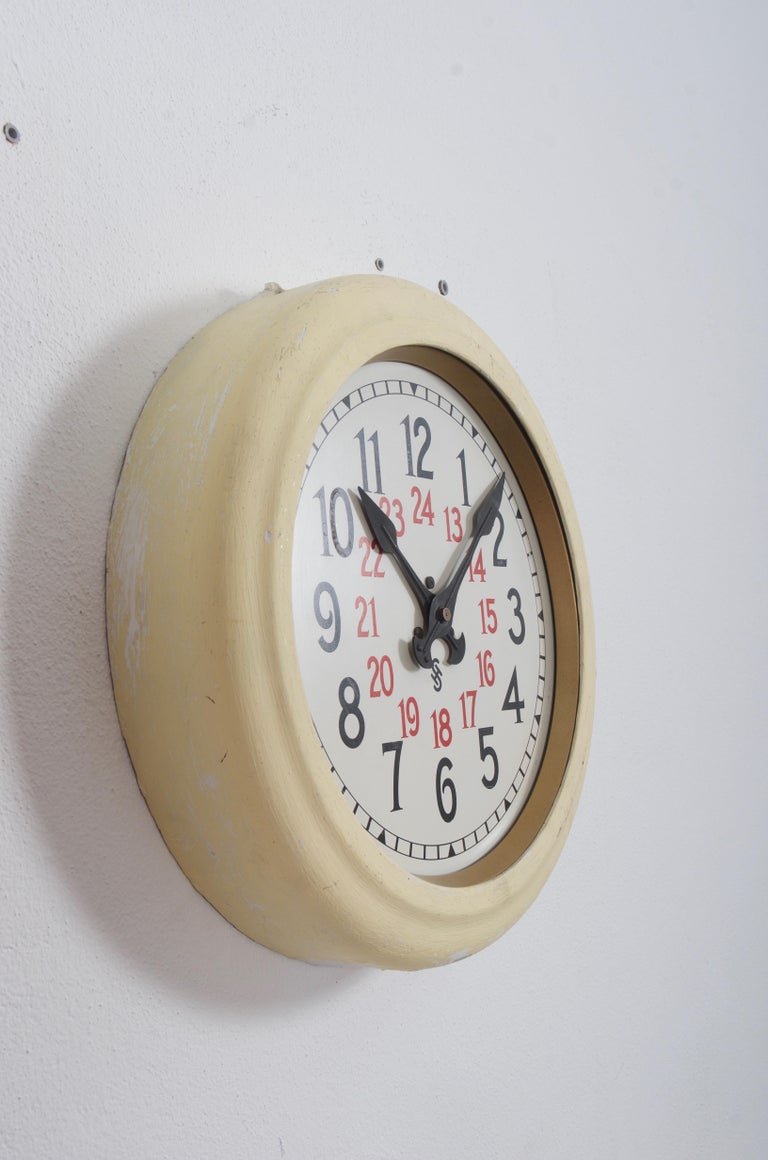 Siemens Halske Bauhaus Factory or Wall Clock at 1stDibs