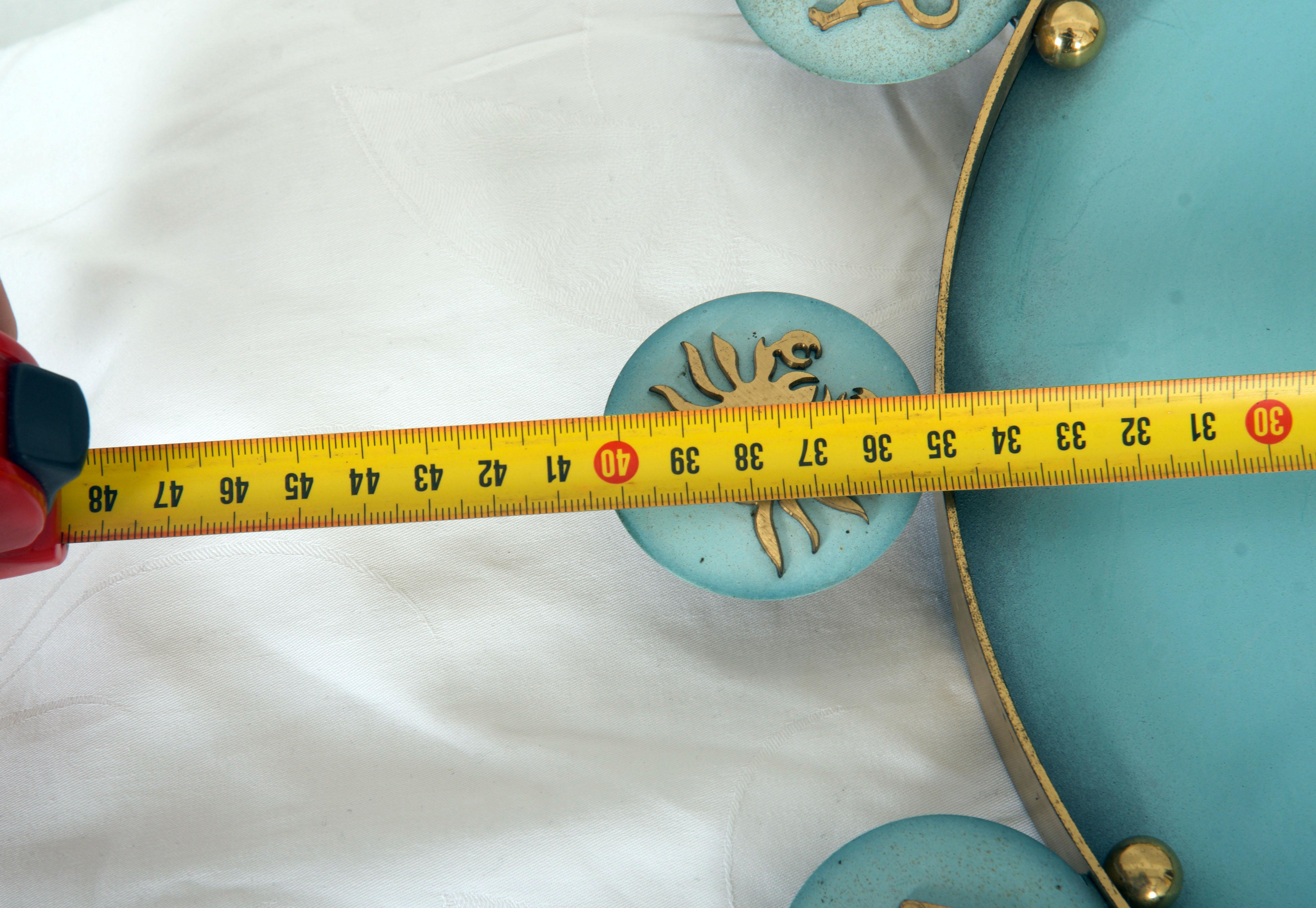 Late 20th Century Siemens Halske Zodiac Office, Factory or Industrial Clock