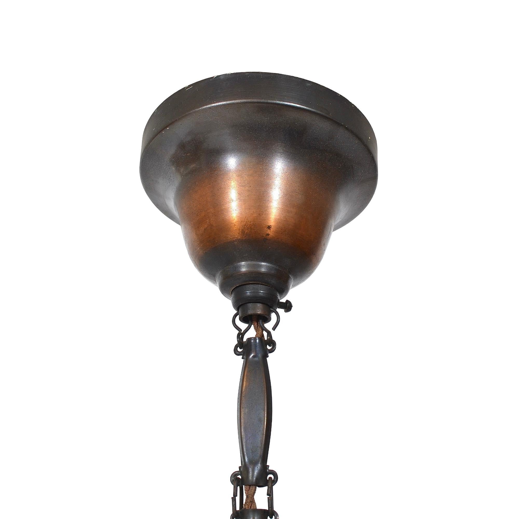 Early 20th Century Siemens pendant light, Peter Behrens, Germany, 1920's For Sale