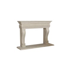 Siena Fireplace in Travertino Classico Marble by Kreoo