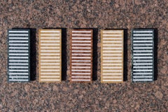 Plateau en marbre italien Siena par Rytsola Collections