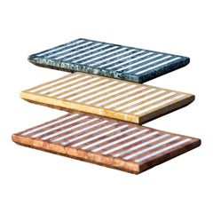 Plateau en marbre italien Siena, moyen par Rytsola Collections