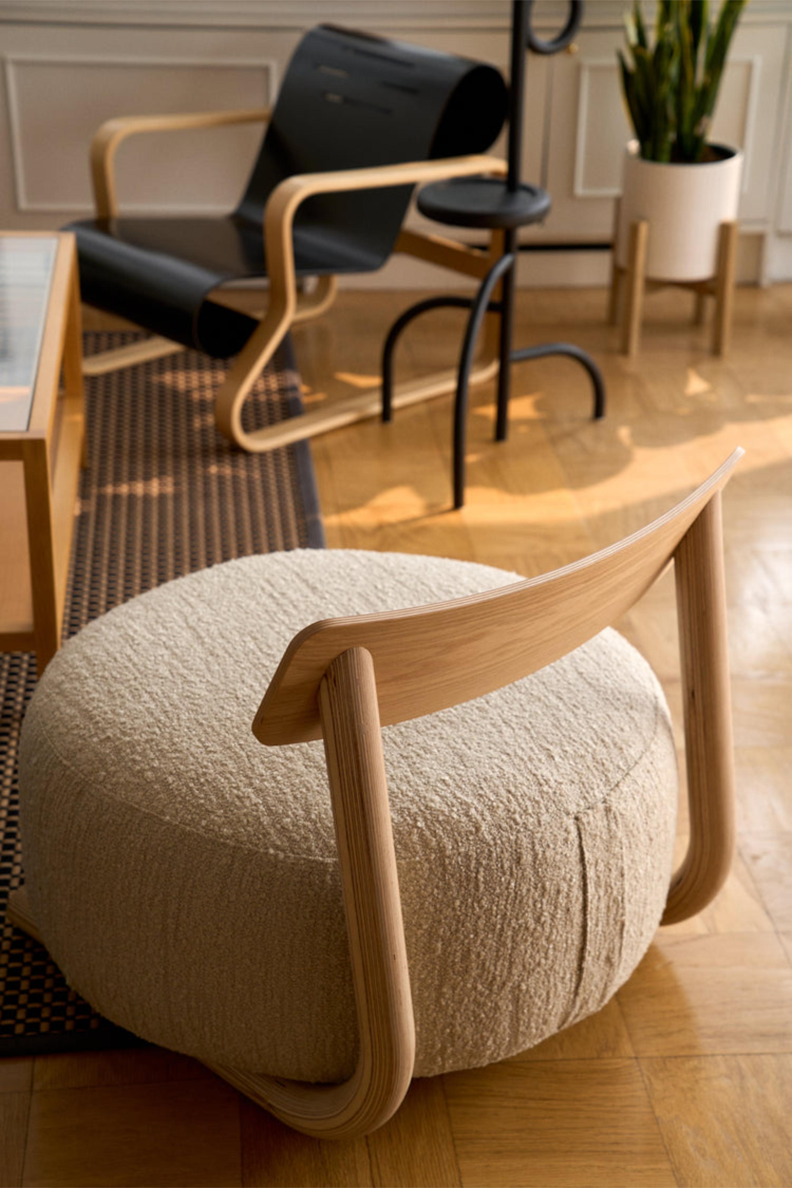 Bouclé Sieni Maamuna Lounge Chair by Made by Choice For Sale