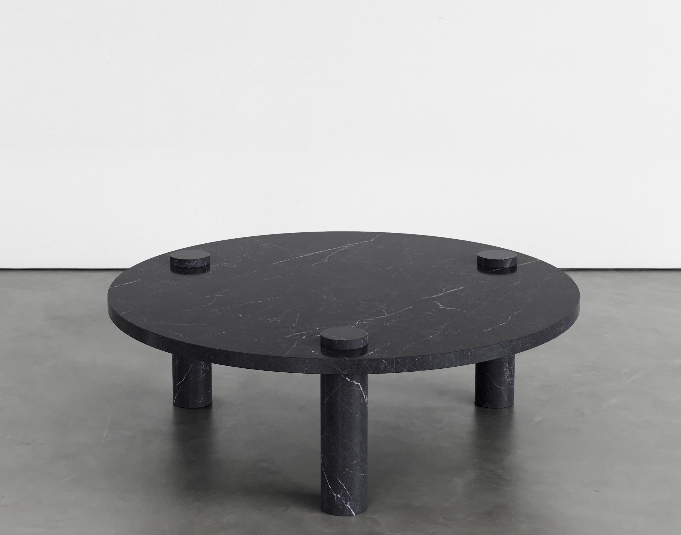 Moderne Table basse en marbre Sienna 100 par Agglomerati en vente
