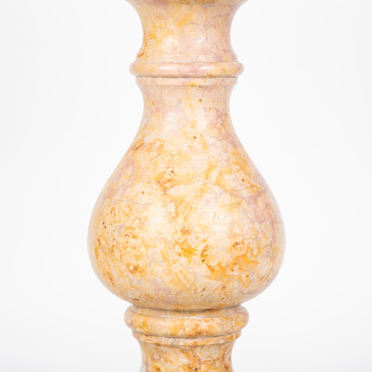 19th Century Sienna Marble Font For Sale