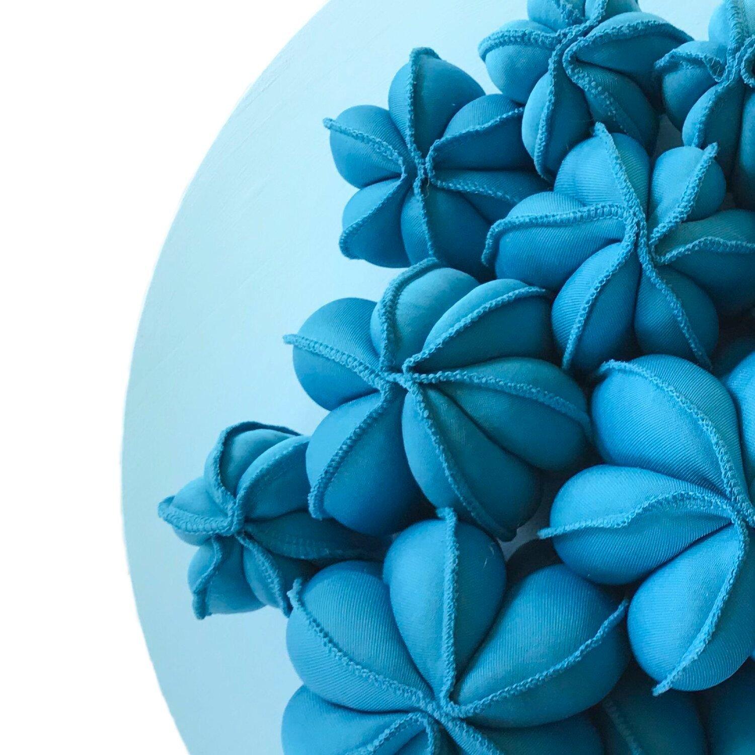 Blue Petit Pachanoi - Sculpture by Sienna Martz