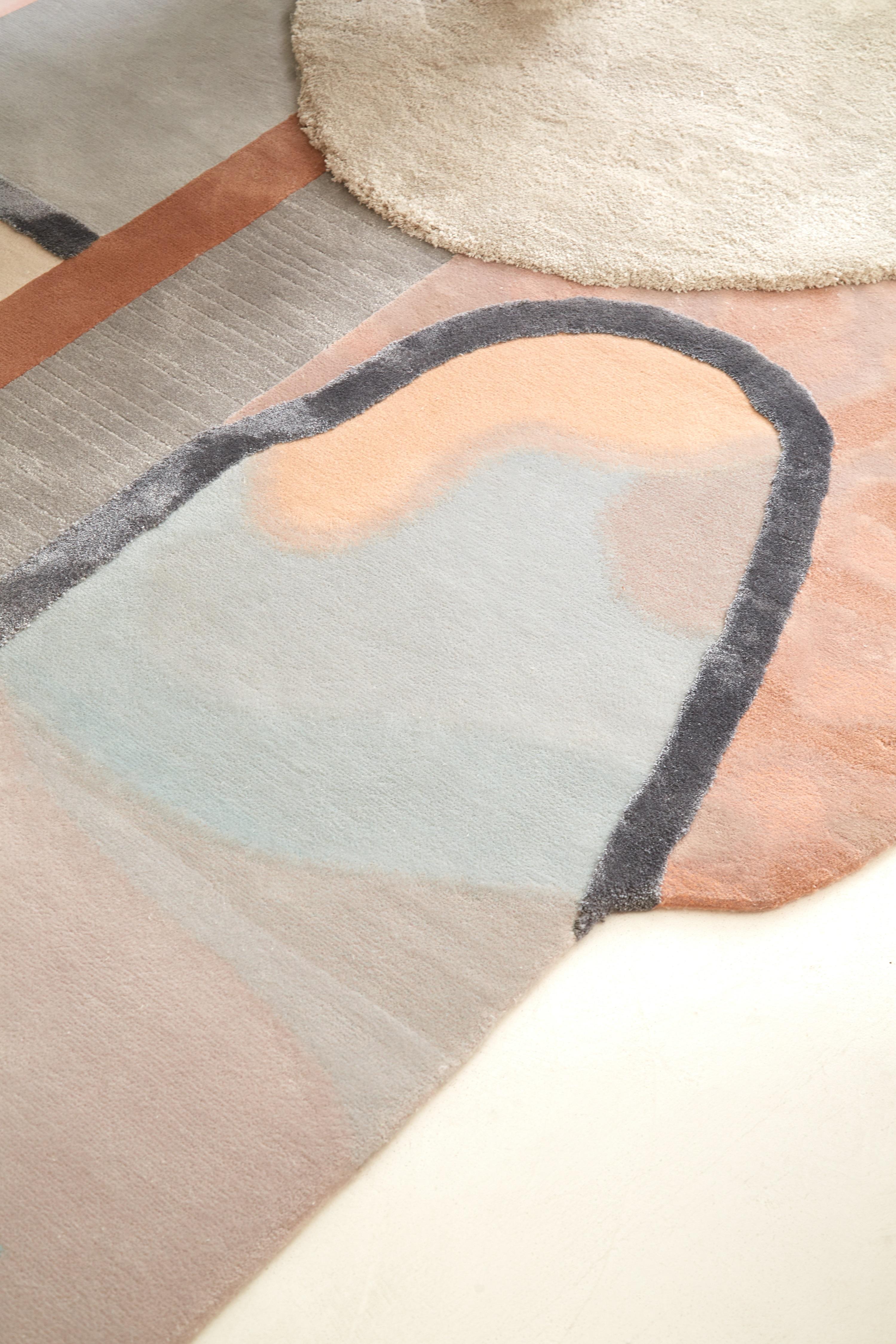 Spanish Sienna Rug by Patricia Bustos de la Torre For Sale