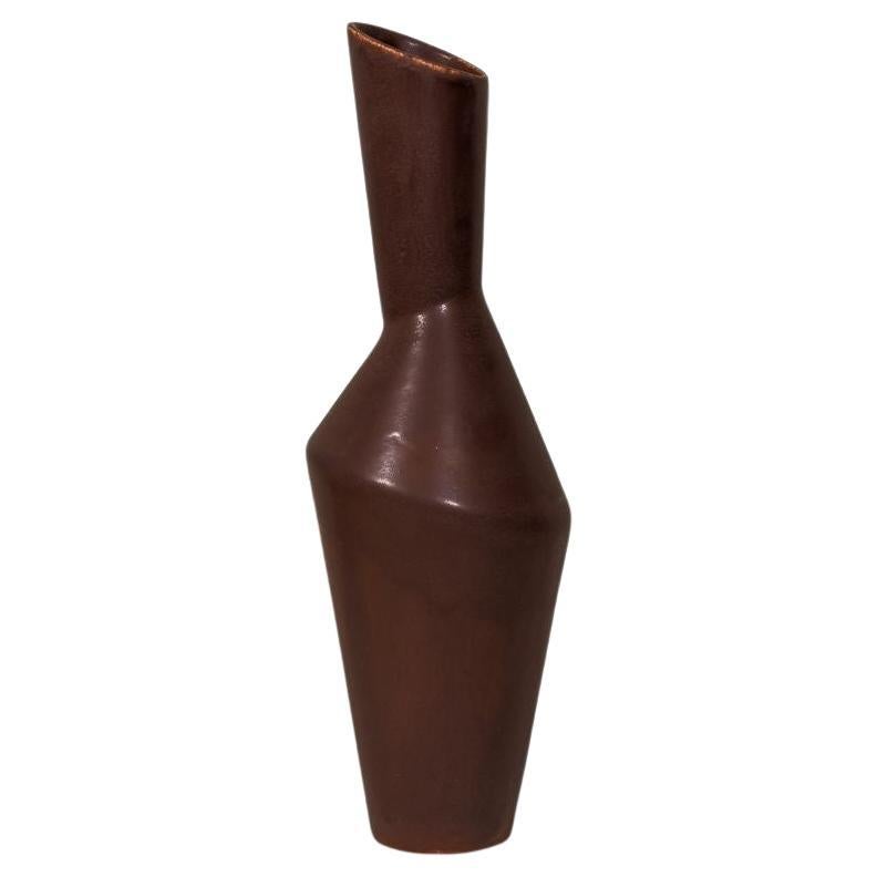 Vaso Sienna Eleganza contemporanea in ceramica artigianale di Busra Ozdemir