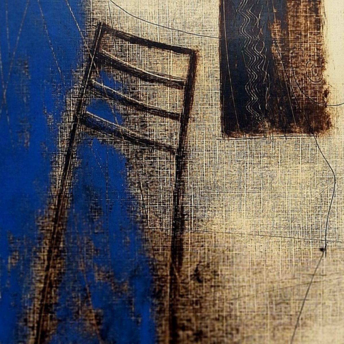 Nackt mit Paradiesäpfeln. Zeitgenössischer Akt Monotypie-Druck, europäischer Künstler im Angebot 2