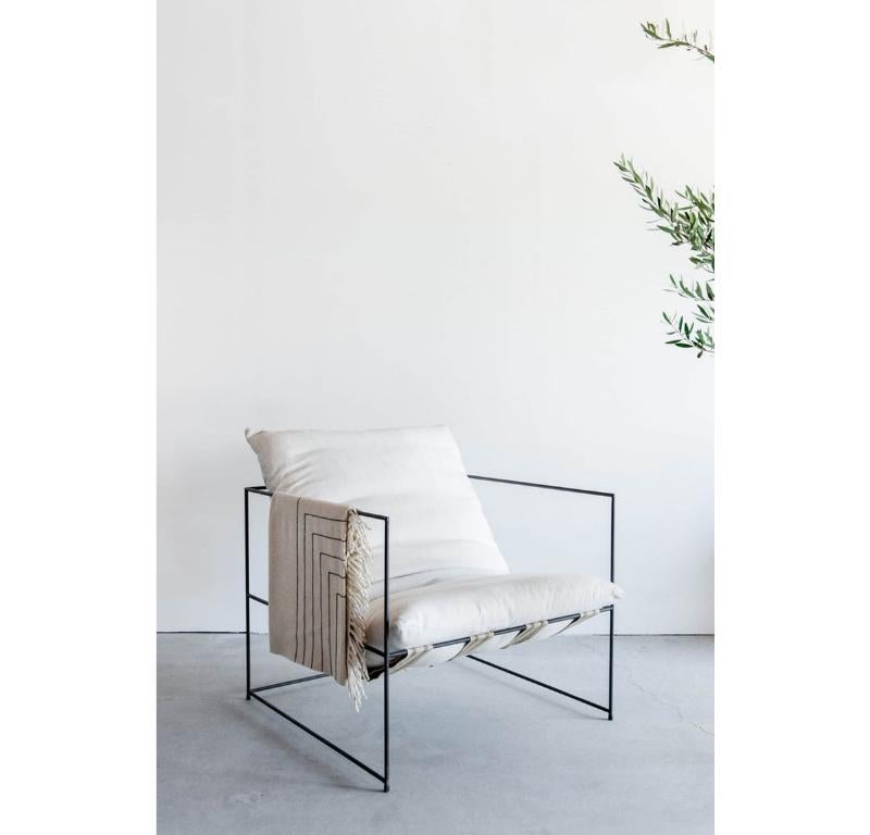 Sierra Chair with Ottoman by Croft House In New Condition For Sale In Los Angeles, CA