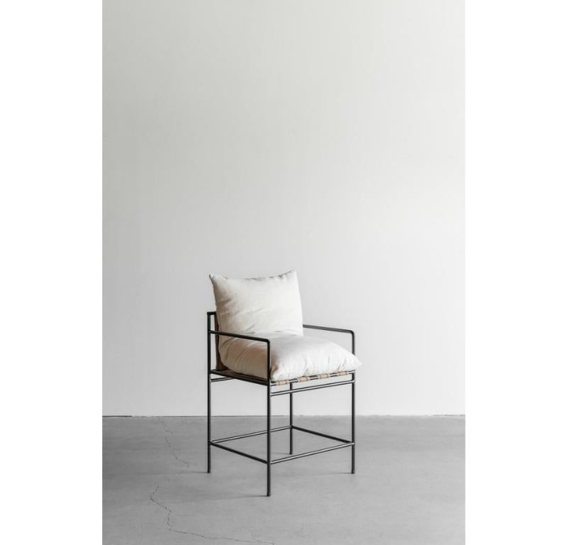 Polished Sierra Counter Stool by Croft House For Sale