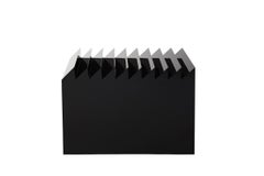 Beistelltisch „Sierra“ von Max Enrich, schwarz lackiert, modernes Design
