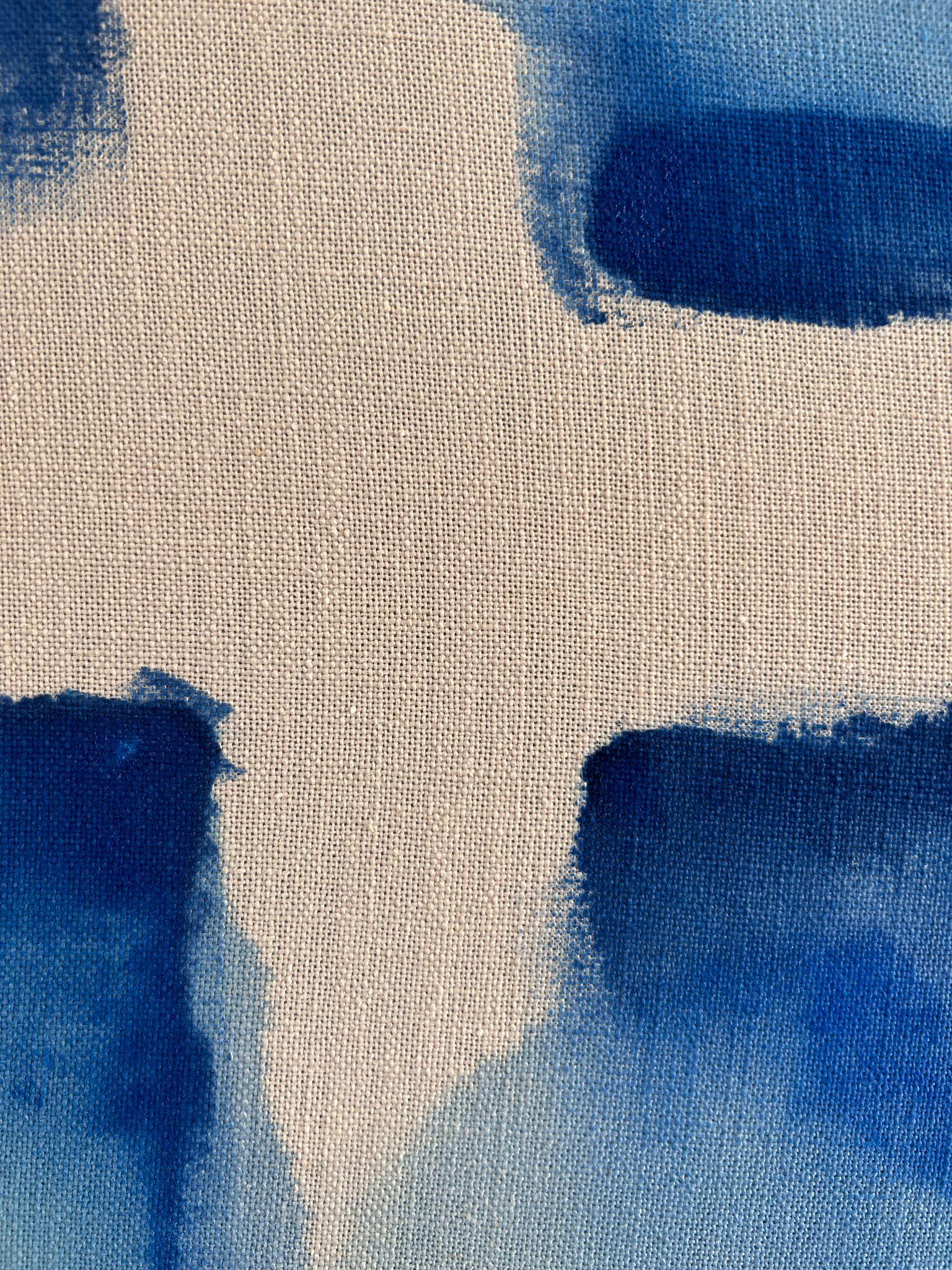 ABSTRACT Neue Farben Blaues Kunstwerk der zeitgenössischen Künstlerin Sierra White 2024 im Angebot 1