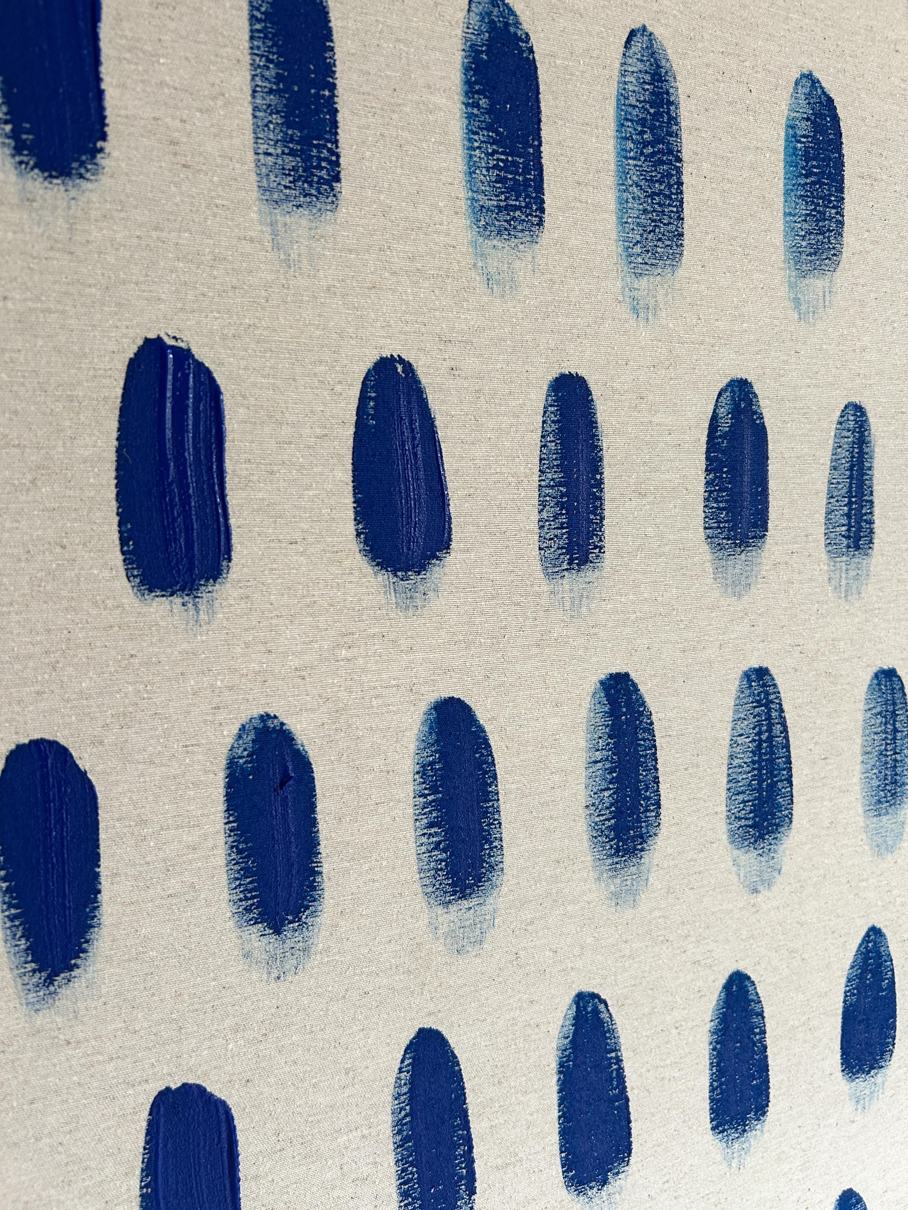 ABSTRACT New Colors Blue Artwork by Contemporary Artist Sierra White 2024 For Sale 2