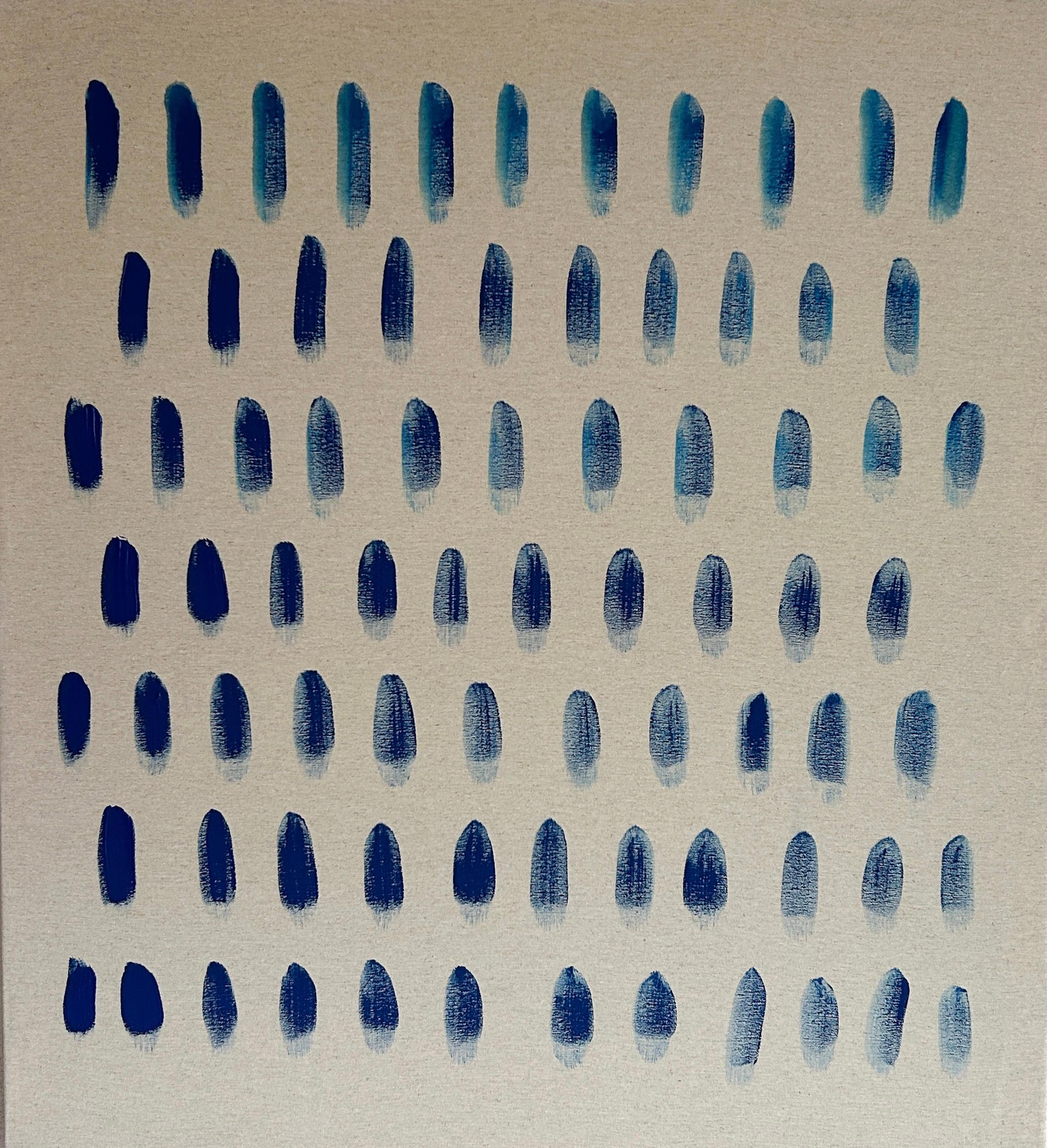 ABSTRACT New Colors Blue Opera d'arte dell'artista contemporanea Sierra White 2024