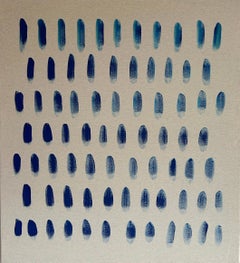 ABSTRACT New Colors Blue Artwork by Contemporary Artist Sierra White 2024