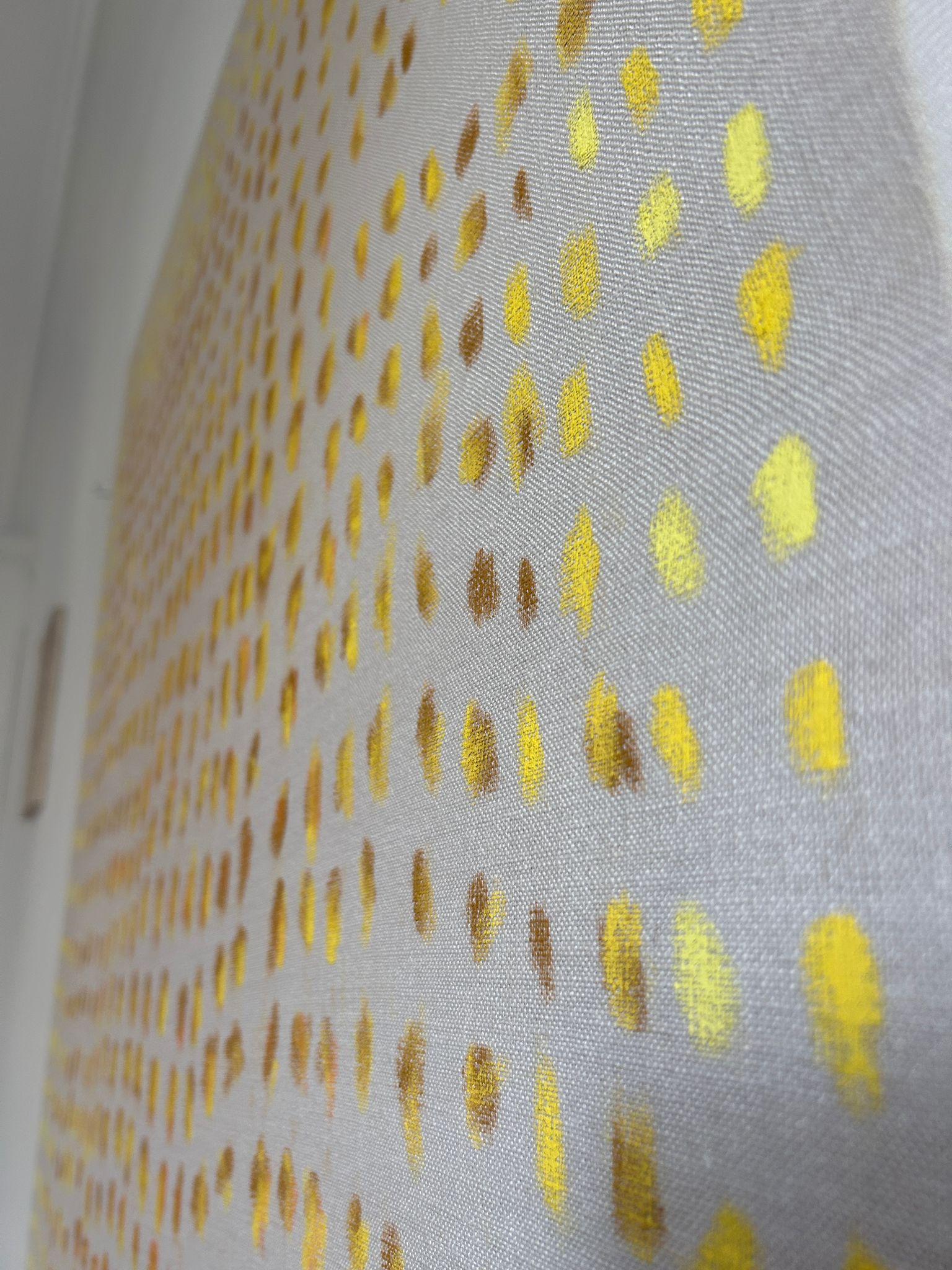 ABSTRACT New Colors Yellow Opera d'arte dell'artista contemporanea Sierra White 2024 3