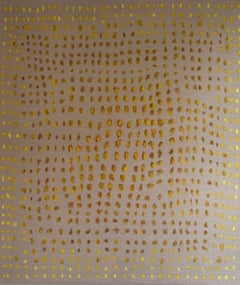 ABSTRACT Neue Farben Gelb Kunstwerk von Contemporary Artist Sierra White 2024