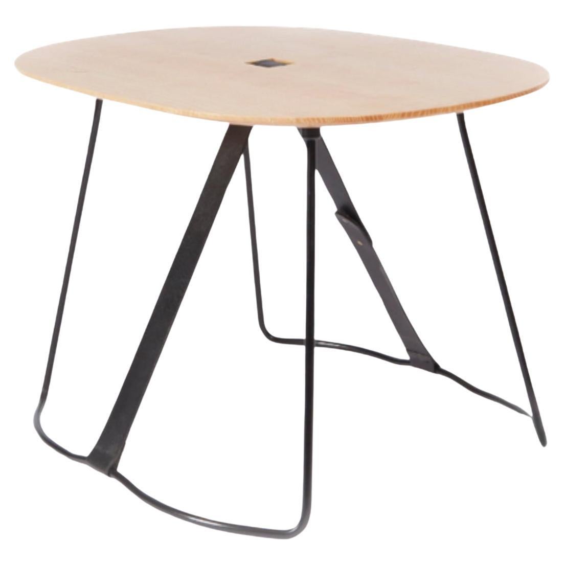 Sierra-Holz-Couchtisch mit Polo-Lederriemen von Cuero Design (Sonstiges) im Angebot