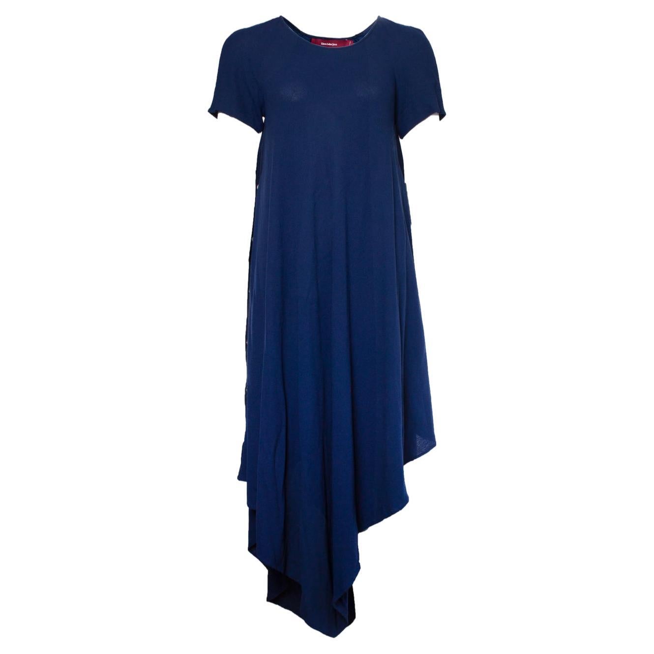 Sies Marjan, Blue asymmetric dress For Sale
