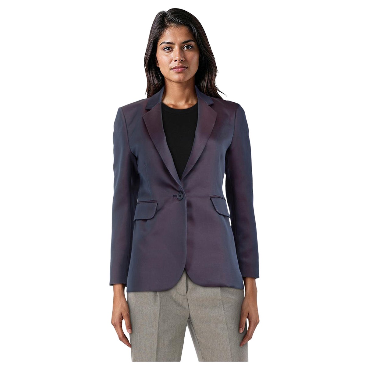 Sies Marjan lila einreihigen Blazer Größe XS im Angebot