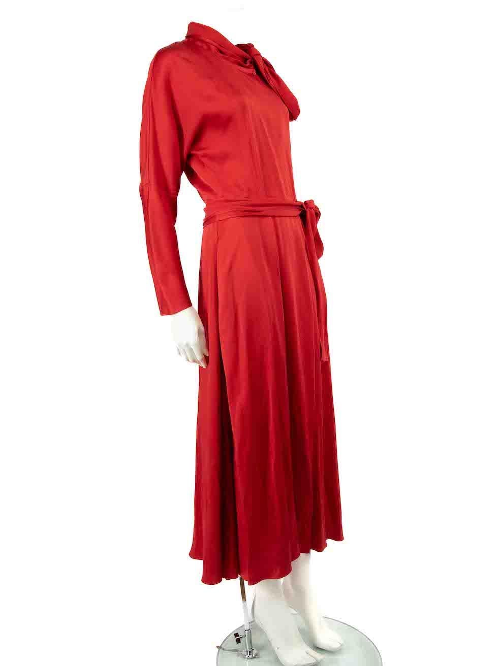 CONDITION is Very good. Minimal wear to the dress is evident. Minimal wear to the hemline and sleeve ends is seen with discolouration marks with a pull to the weave near the waistline tie detailing on this used Sies Marjan designer resale item.
 
 
