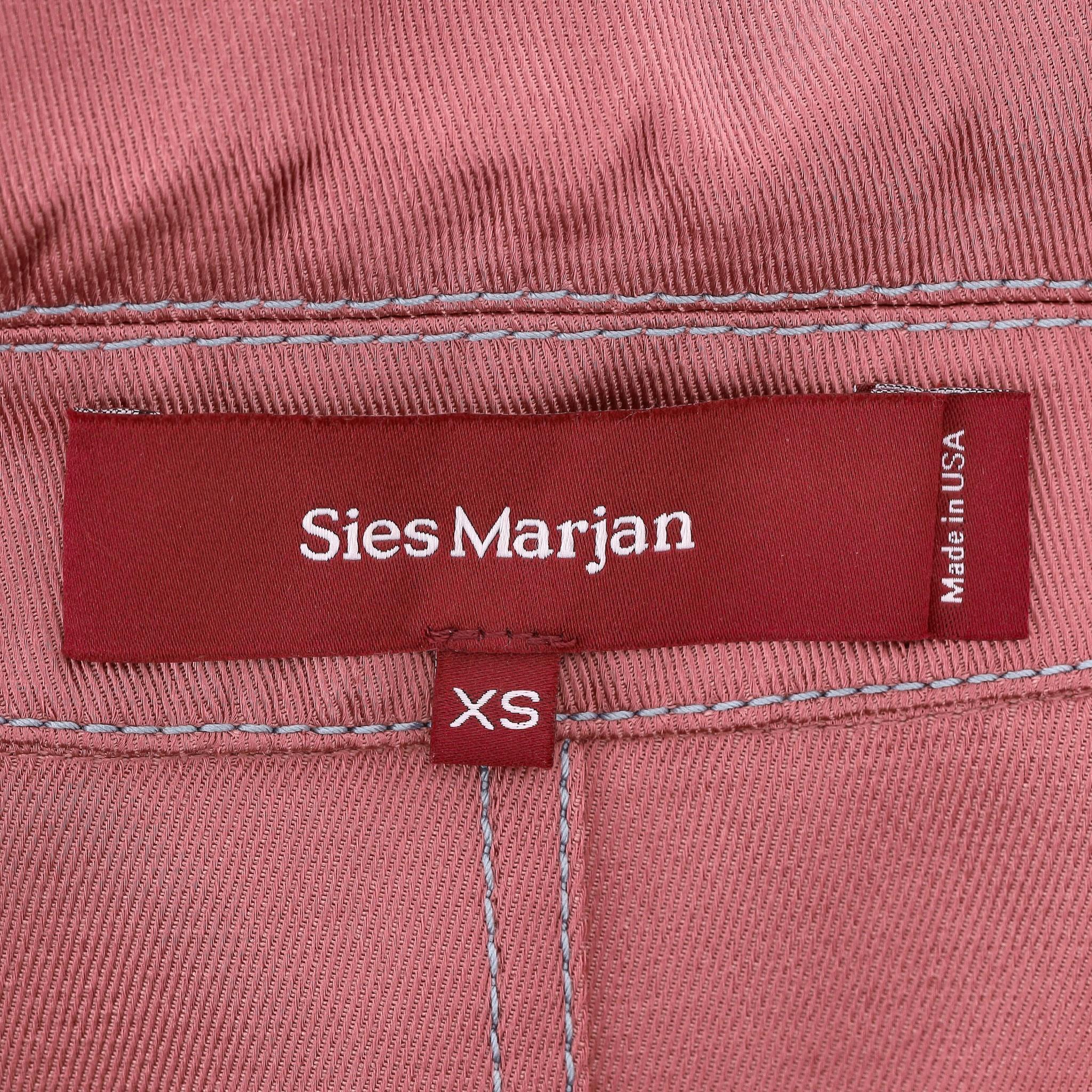 Donna Trench in raso e filato di Sies Marjan in vendita