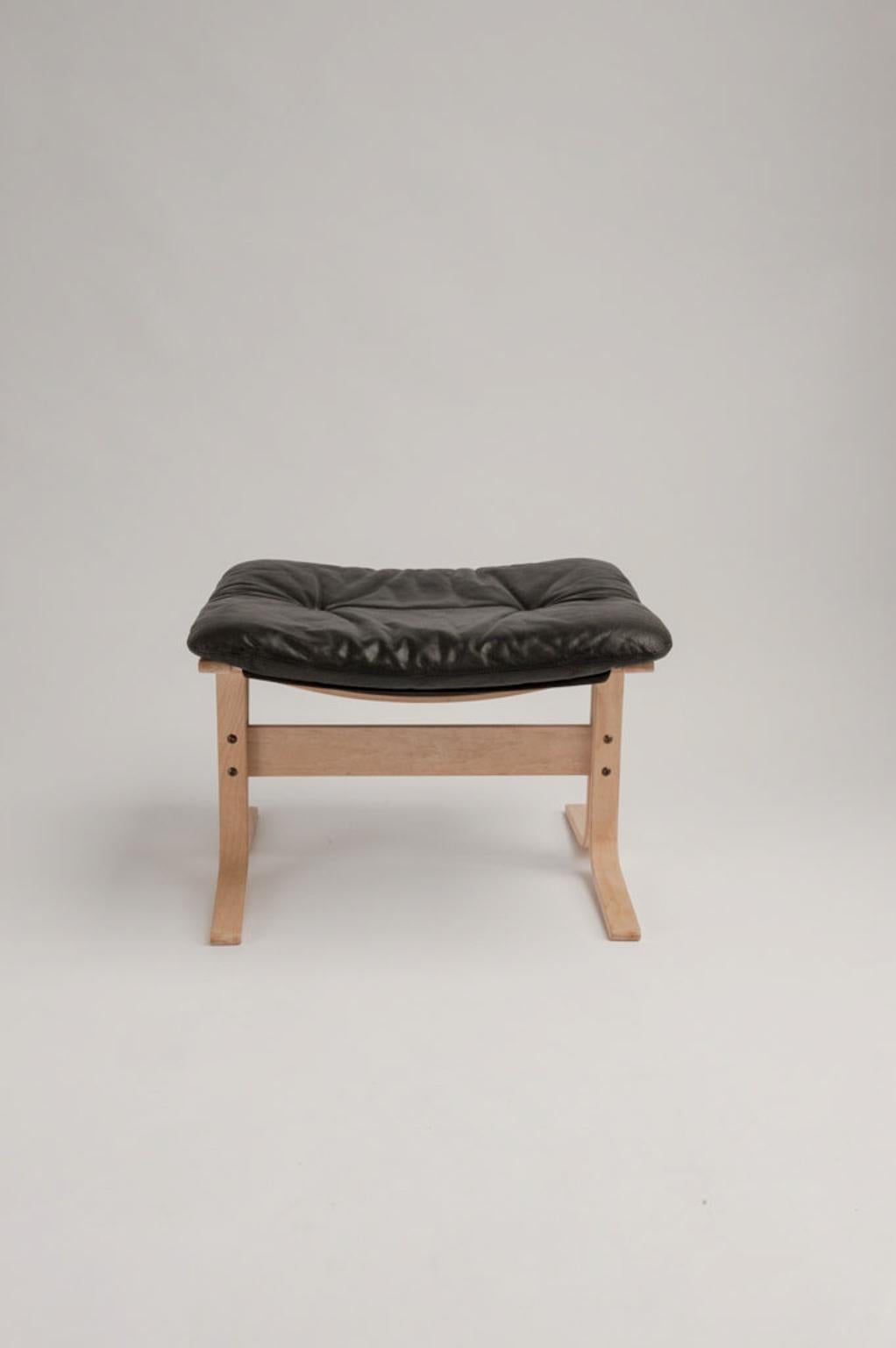 Norwegian Siesta Chair and Ottoman by Ingmar Relling
