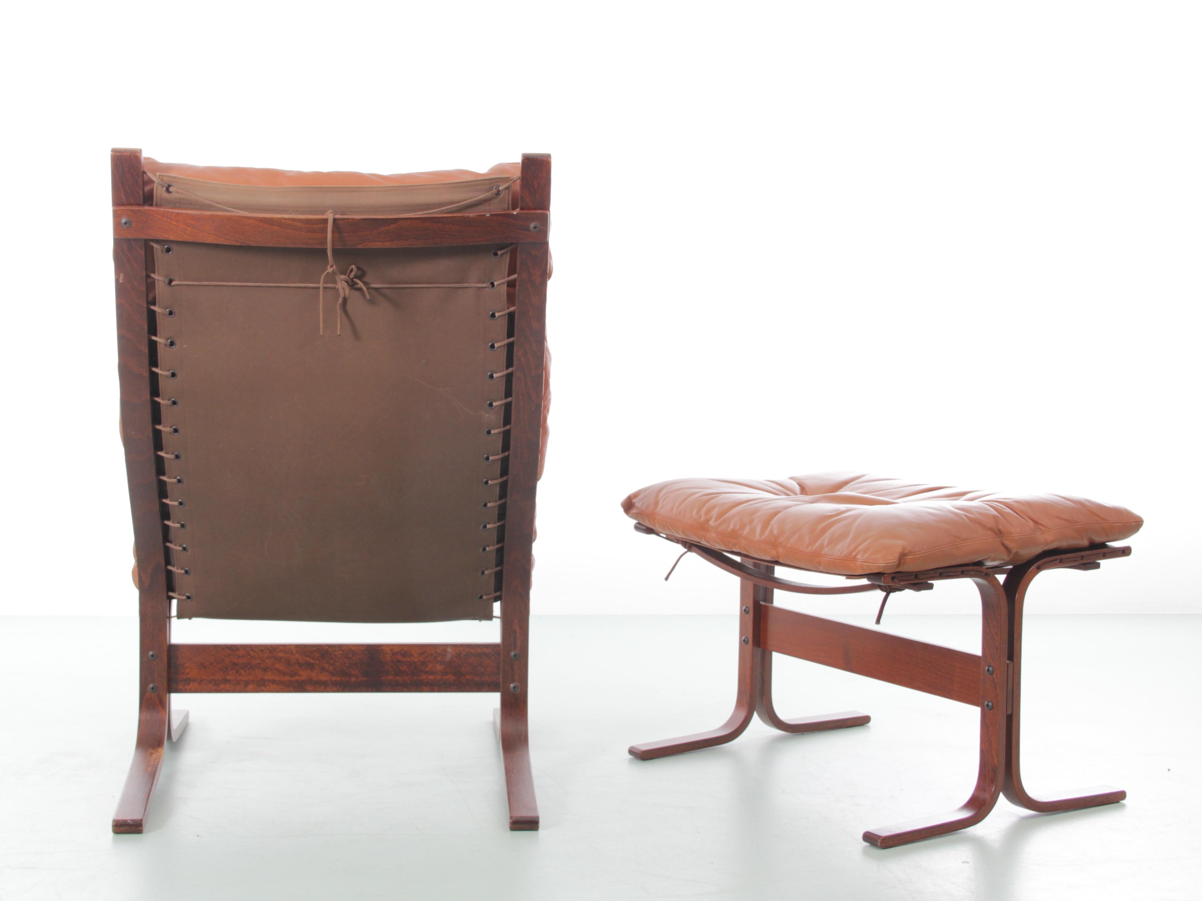 Siesta Chair Low Back by Ingmar Relling In Good Condition In Courbevoie, FR
