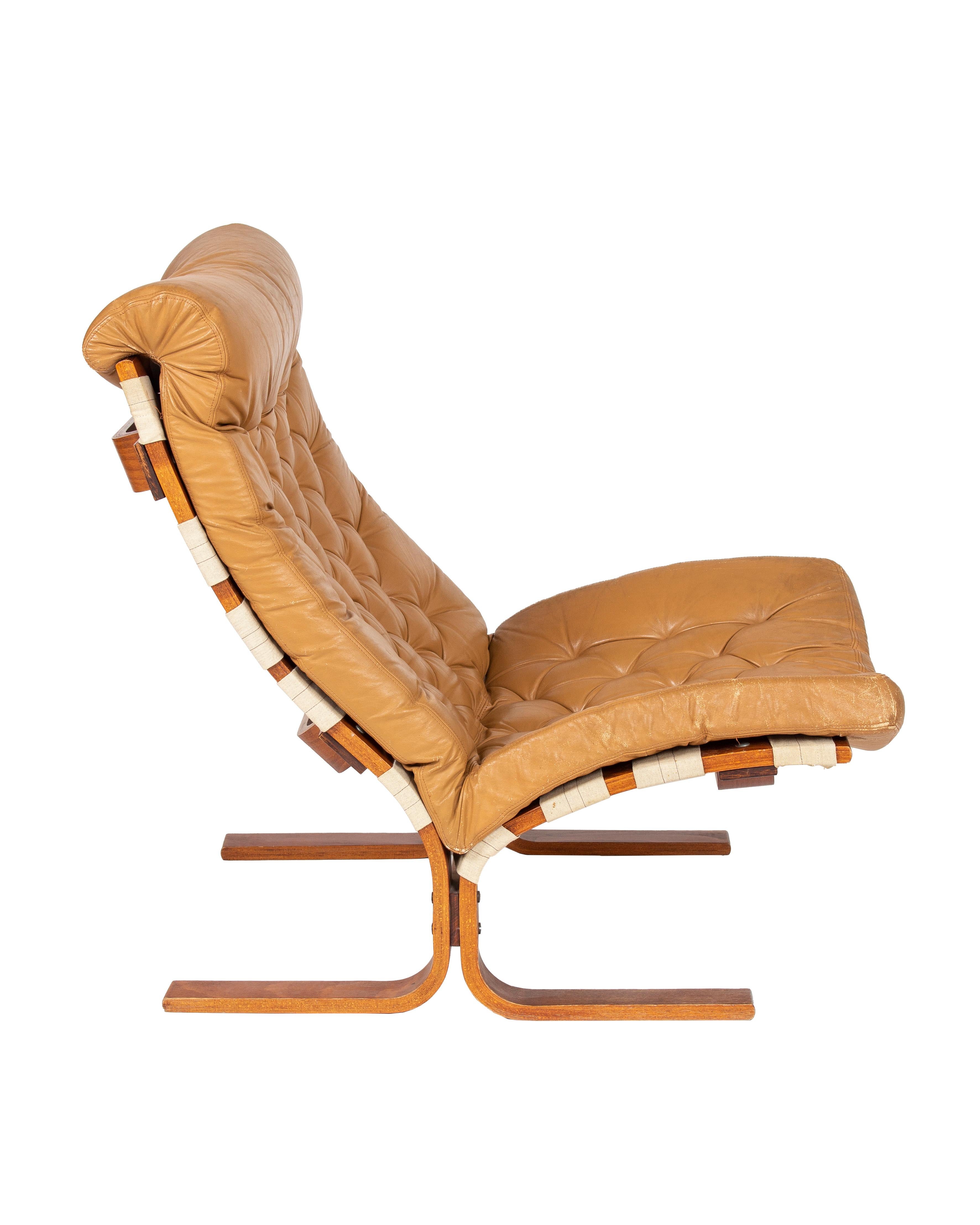 Siesta Chairs attributed to Ingmar Relling (2 Pieces) In Good Condition For Sale In Budapest, HU