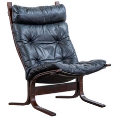 Vintage Siesta High Back Lounge Chair by Ingmar Relling for Westnofa, 1960s