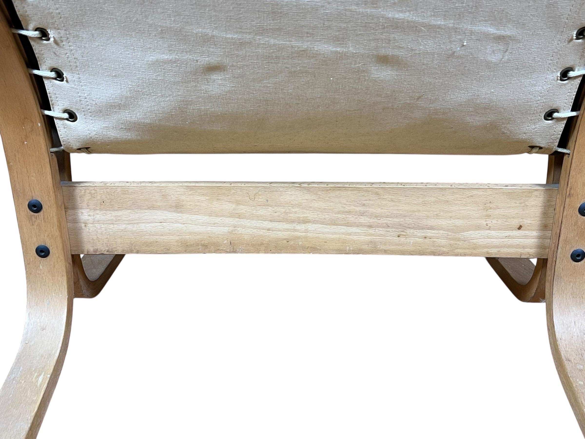 Chaise haute en cuir Siesta d'Ingmar Relling pour Westnofa, 1960s Bon état - En vente à Esperance, NY