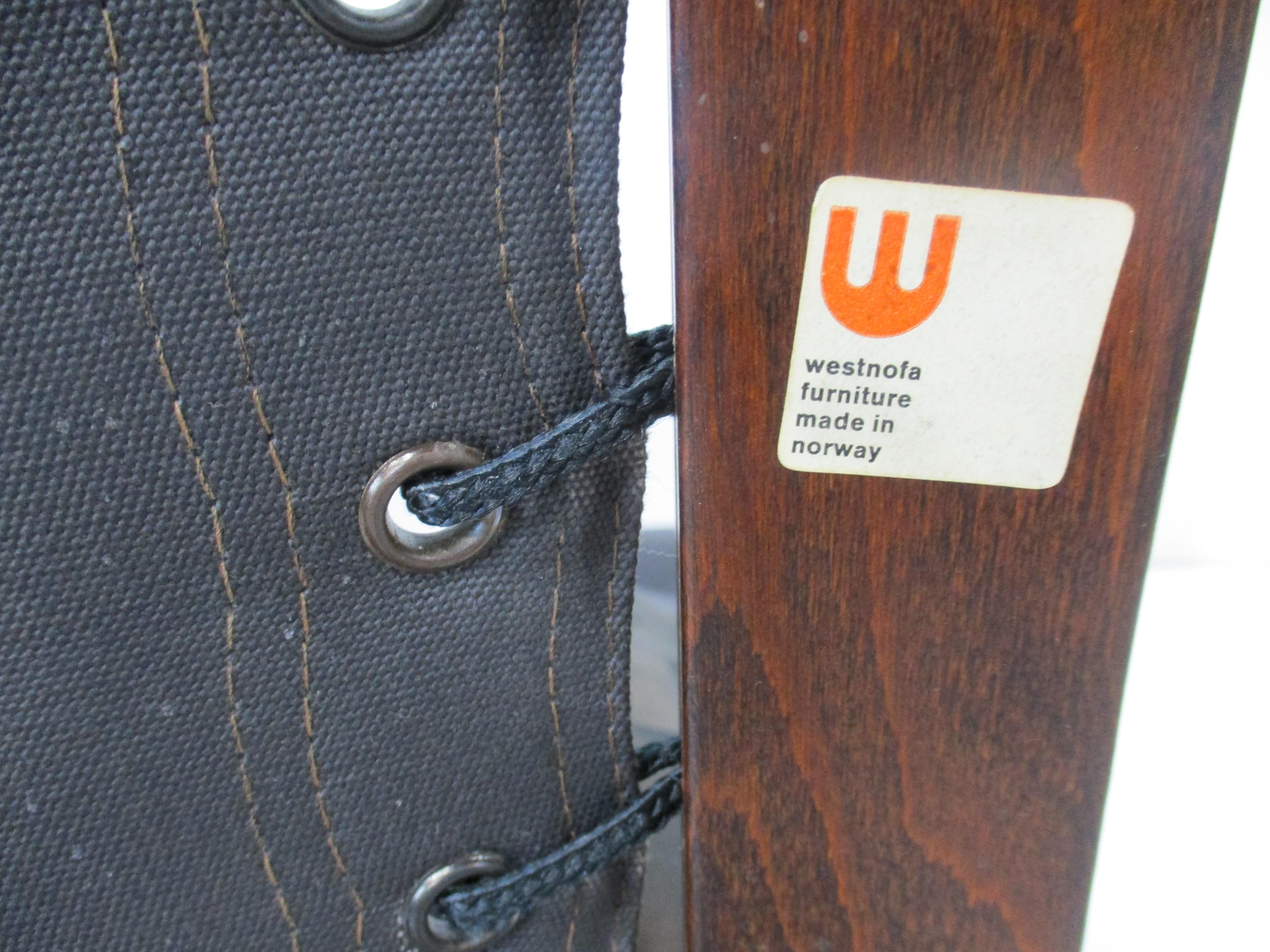 Siesta Leather Lounge Chair by Ingmar Relling for Westnofa Norway  3