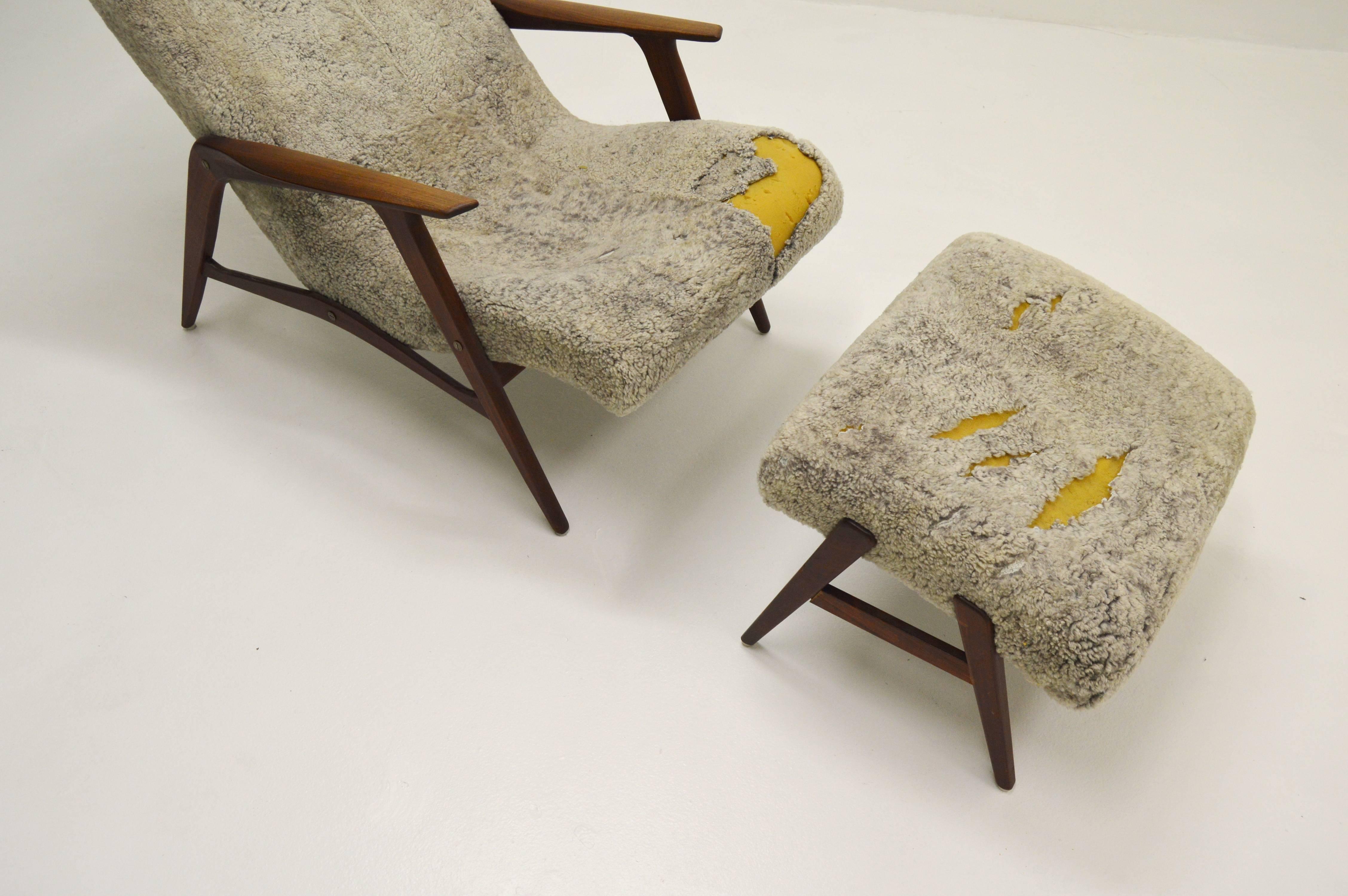 Mid-20th Century Siesta Lounge Chair by Jio Möbler, Sweden For Sale