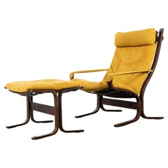 Siesta Lounge Chair + Footstool by Ingmar Relling