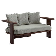 Divano da esterno Siesta Mahogany Wood e Fabrice