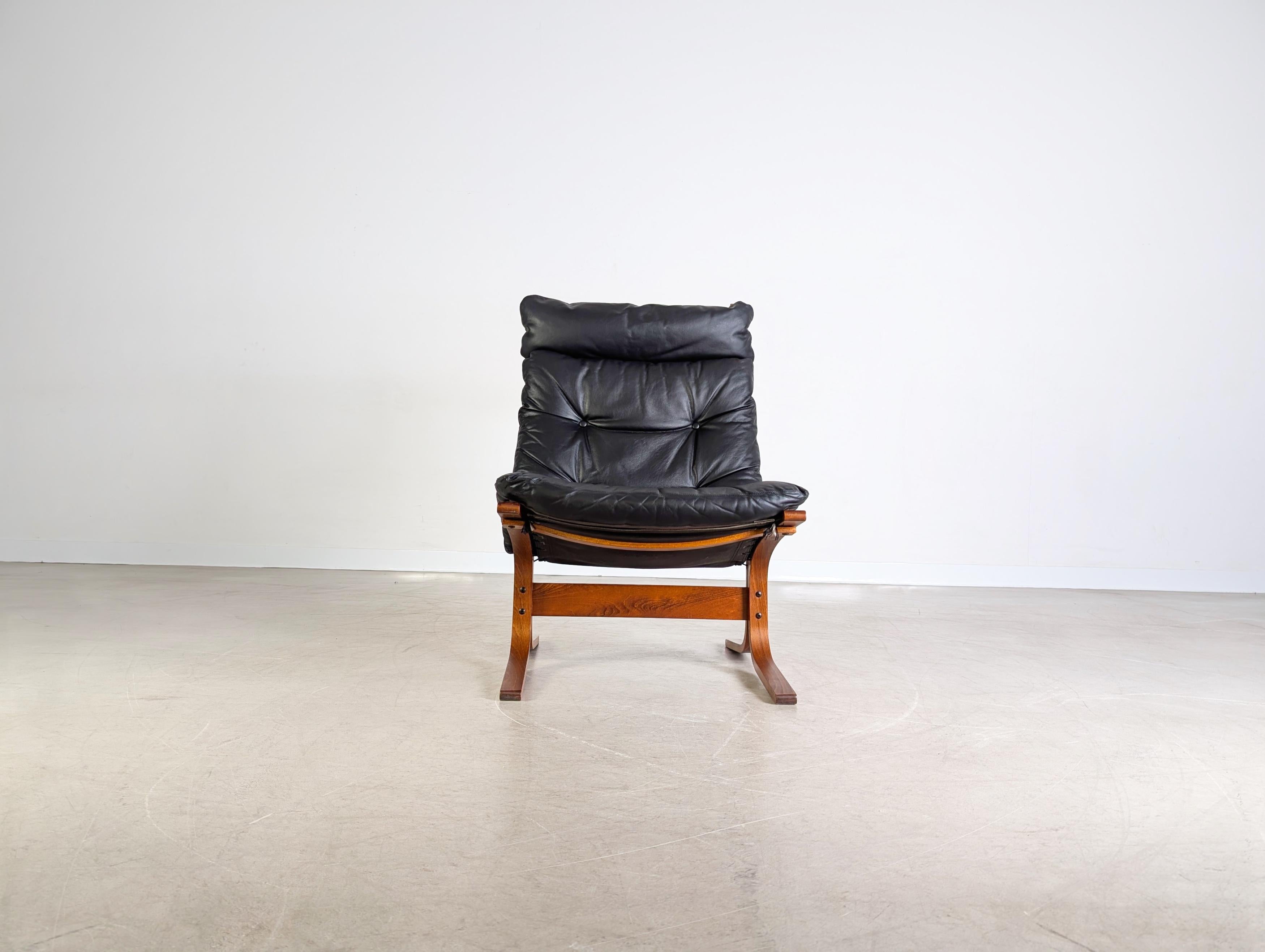 Mid-Century Modern Siesta Sessel Westnofa Vestlandske Ingmar Relling Teck Midcentury en vente