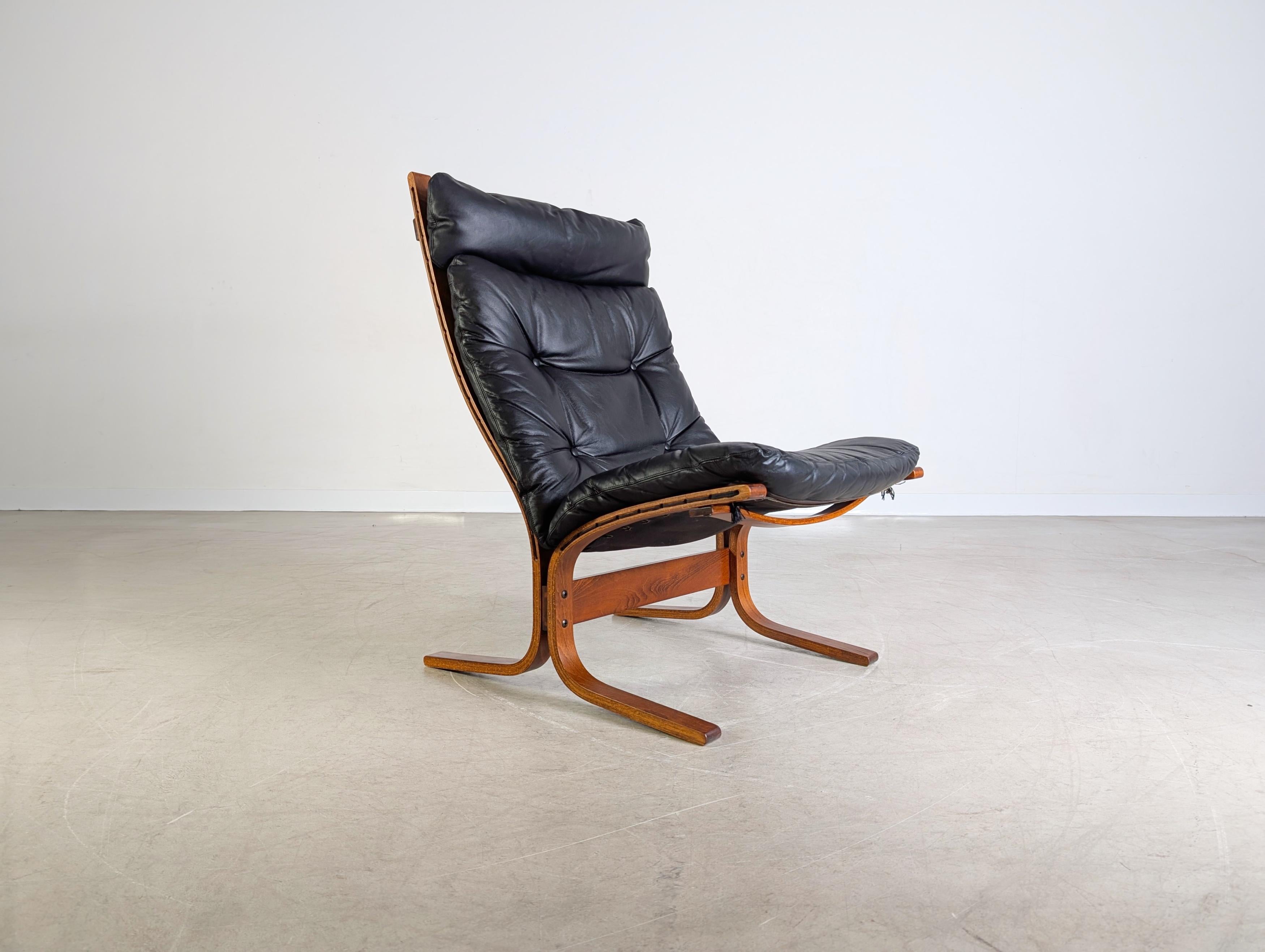 Norvégien Siesta Sessel Westnofa Vestlandske Ingmar Relling Teck Midcentury en vente