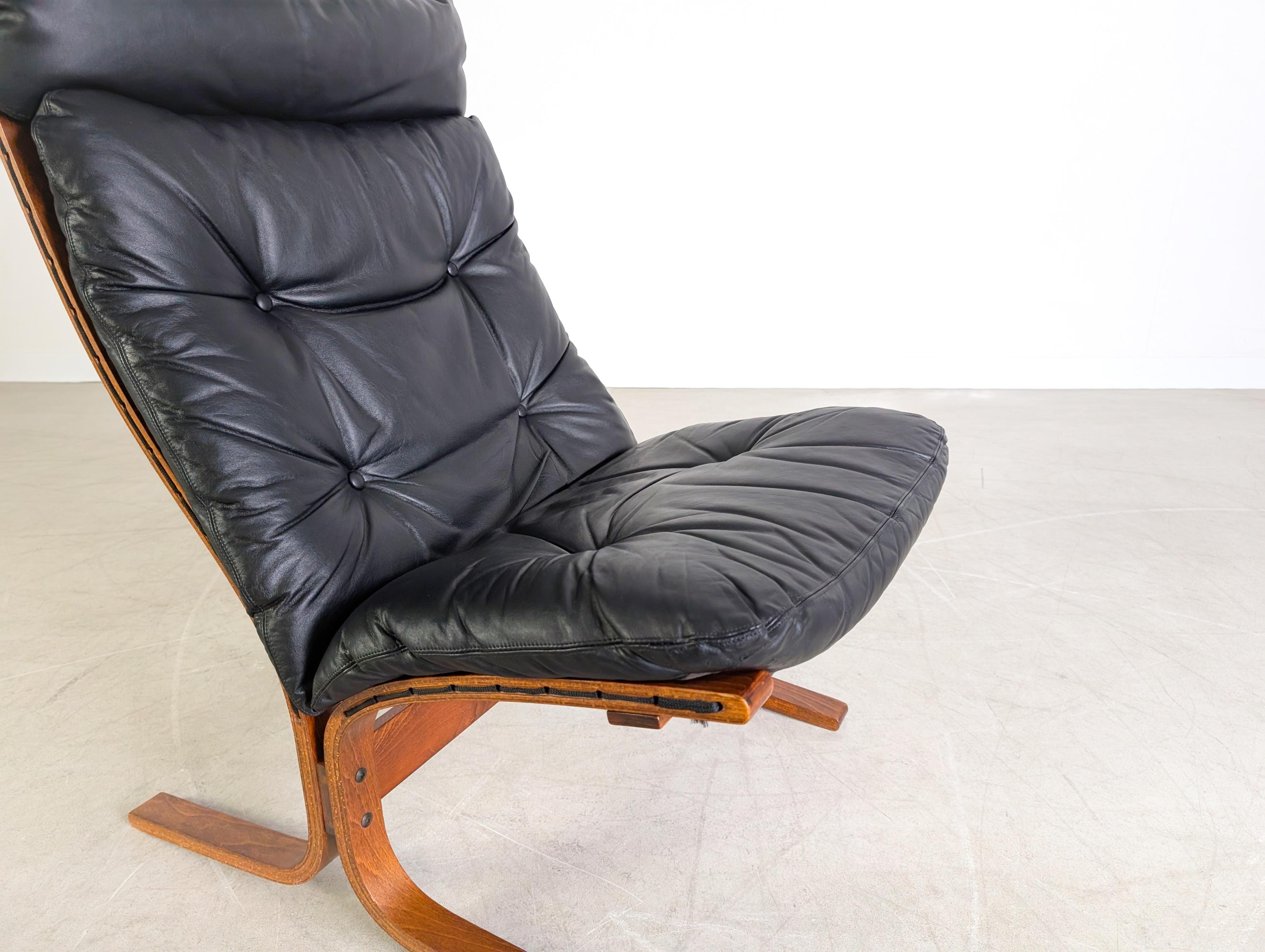 Siesta Sessel Westnofa Vestlandske Ingmar Relling Teck Midcentury en vente 1